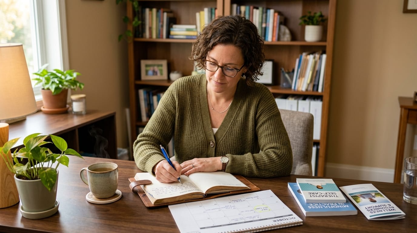 self-care and reflection for vicarious trauma recovery