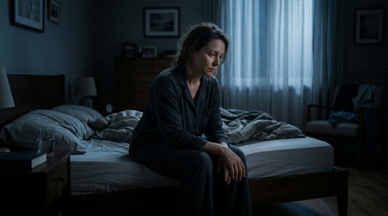 Trauma-related nightmares and sleep problems causing difficulty resting at night
